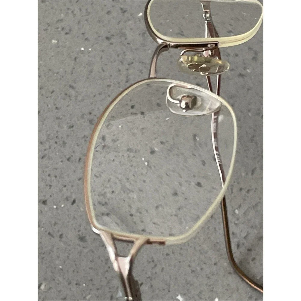 Sferoflex Eyeglasses Frames ONLY 2503-B 267 Rose Gold Half Rim Oval 49-18-130